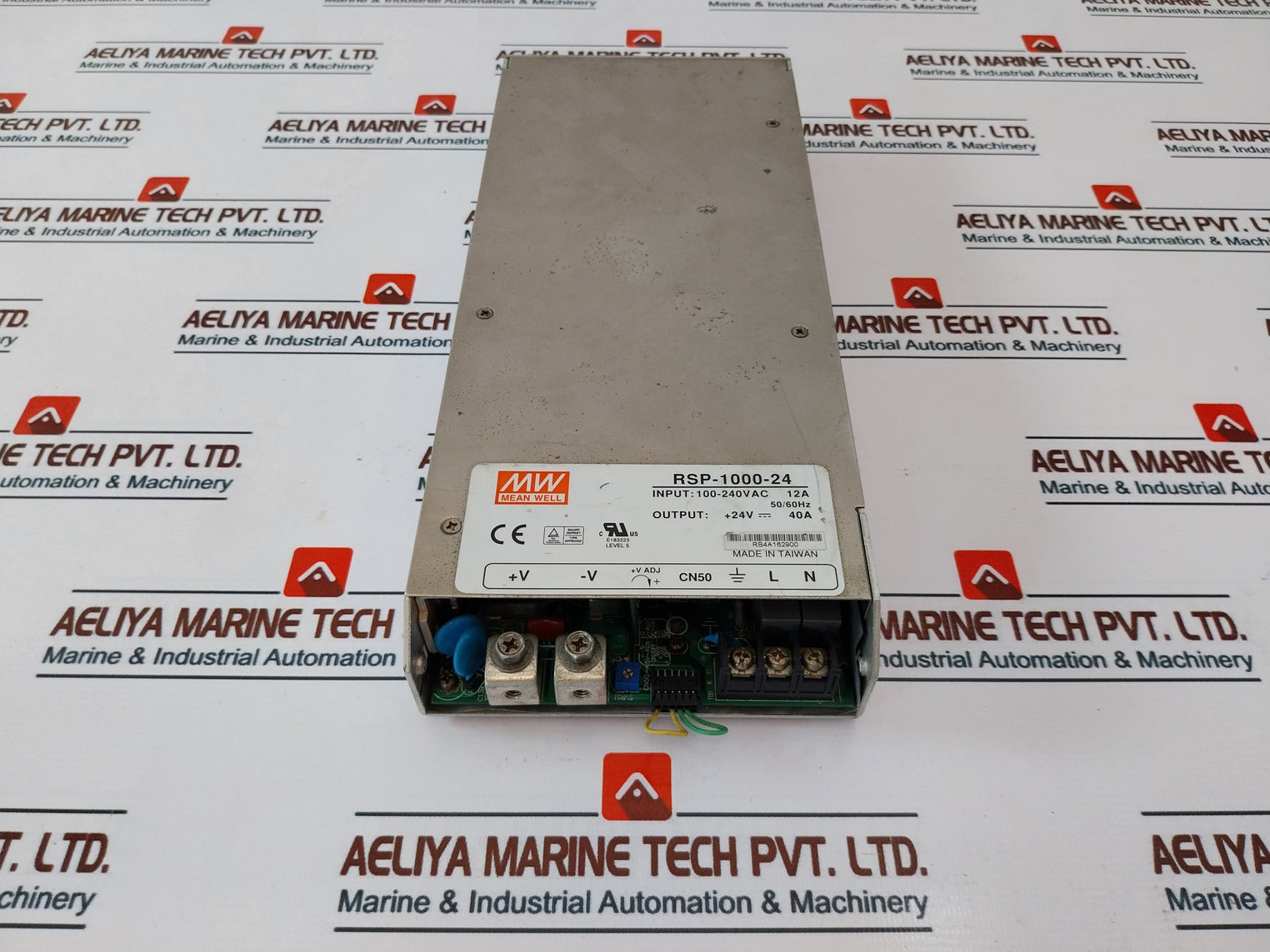 Mean Well Rsp-1000-24 Switching Power Supply 100-240vac 12a 50/60hz