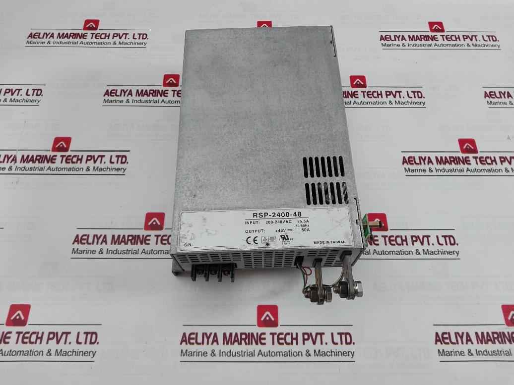 Mean Well Rsp-2400-48 Ac/Dc Enclosed Power Supply 200-240Vac 15.5A