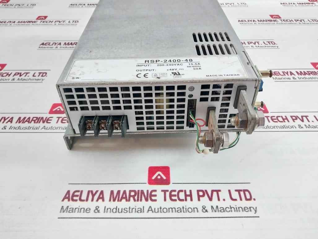 Mean Well Rsp-2400-48 Ac/Dc Enclosed Power Supply 200-240Vac 15.5A