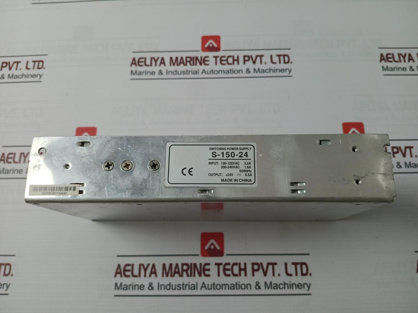 Mean Well S-150-24 Switching Power Supply 50/60Hz +24V-6.5A 200-240Vac 1.6A