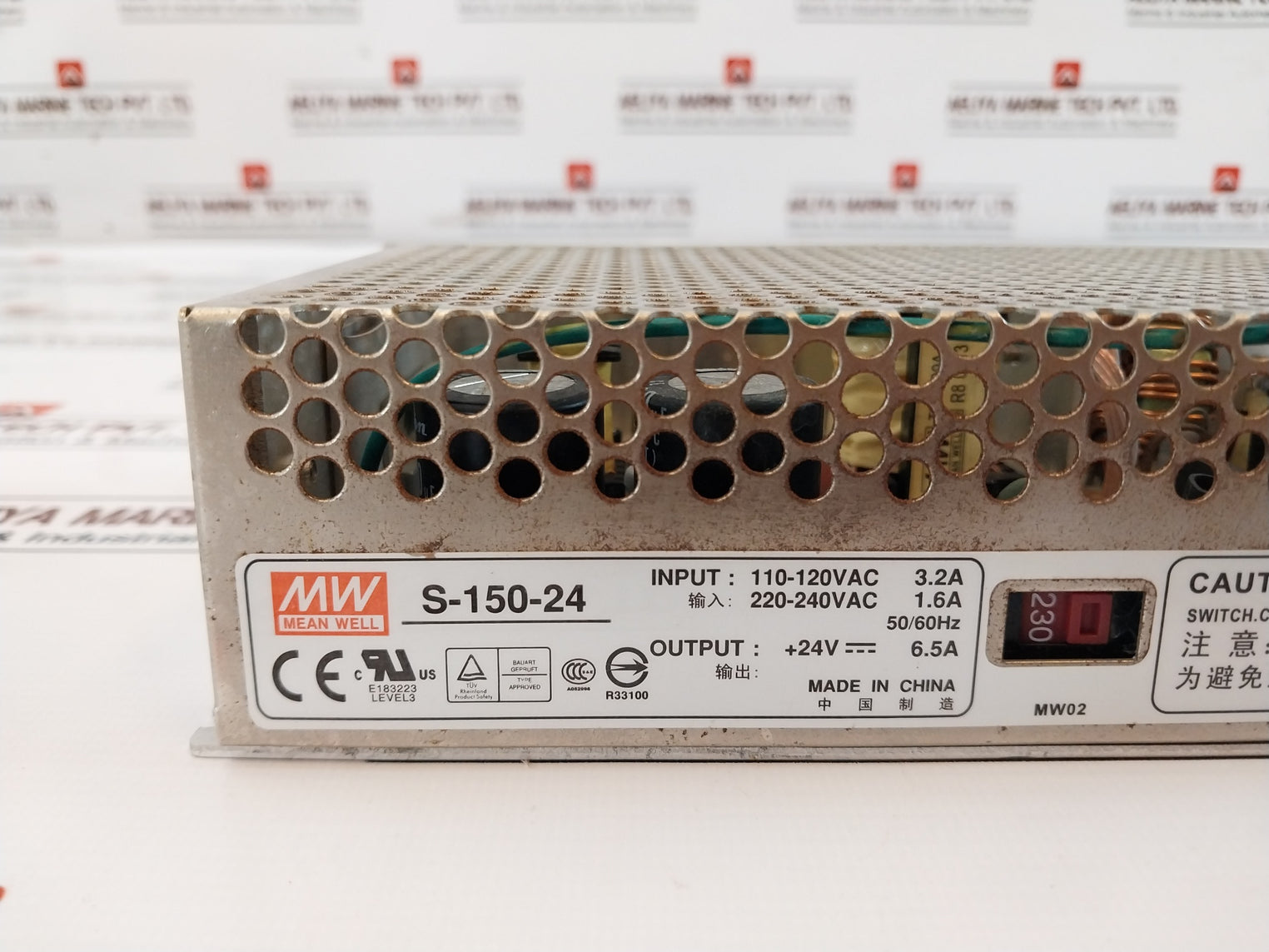 Mean Well S-150-24 Switching Power Supply S-150-24TO