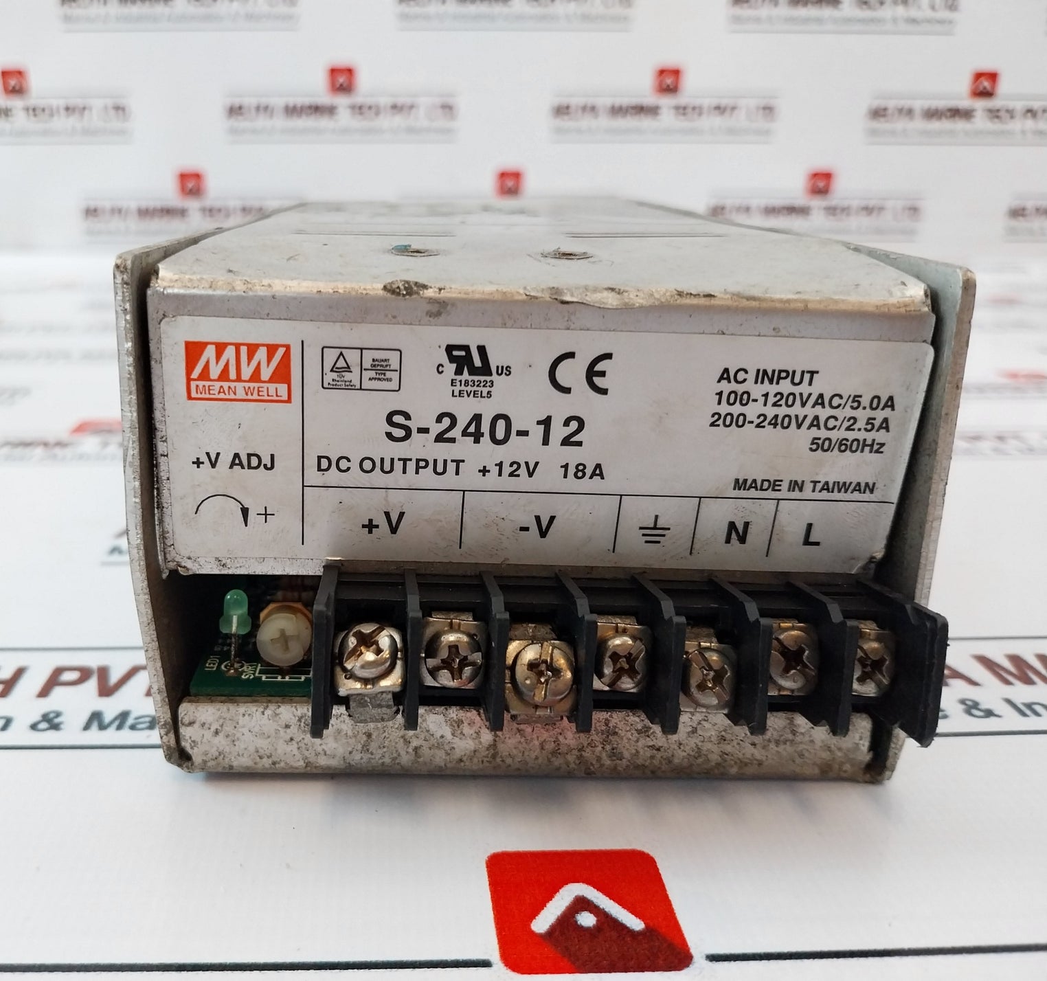 Mean Well S-240-12 Switching Power Supply S-240-13.8 E183223