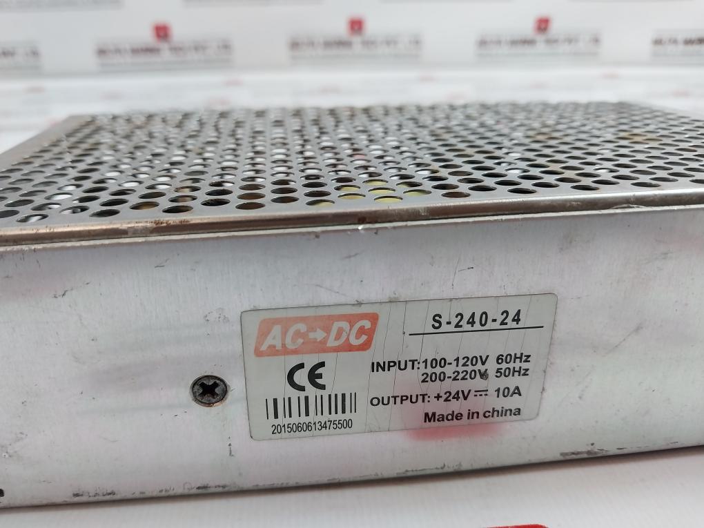 Mean Well S-240-24 Switching Mode Power Supply 100-120V 60Hz 2015060613475500