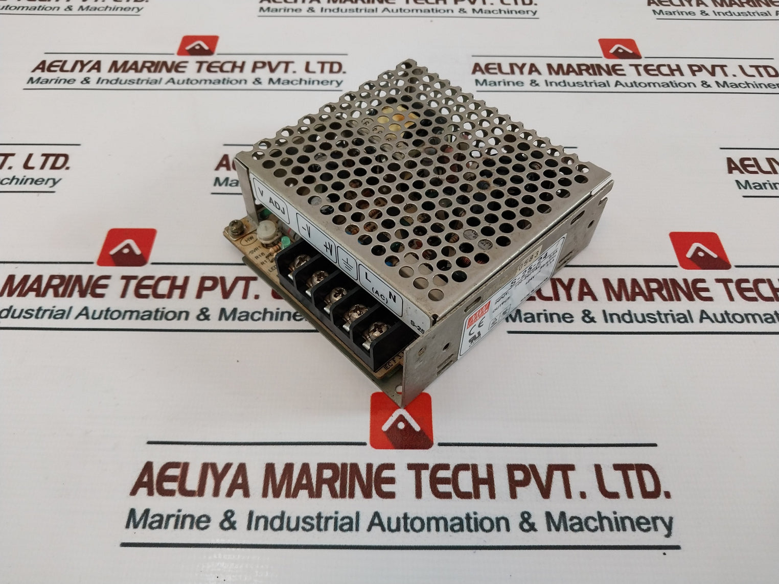 Mean Well S-25-24 Power Supply 100-240 Vac 0.6A 50/60 Hz