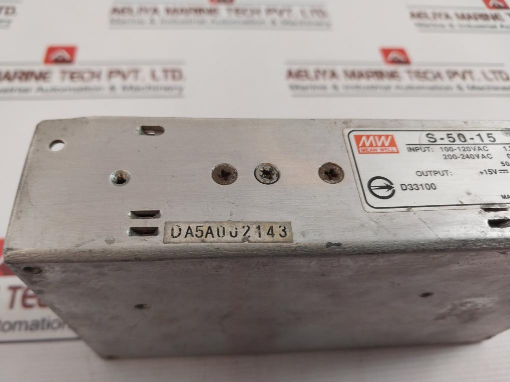 Mean Well S-50-15 Switching Mode Power Supply 50/60Hz
