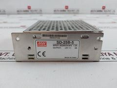 Mean Well Sd-25b-5 Dc-dc Converter Power Supply Dc24v (19-36v) 1.6a +5v 5a