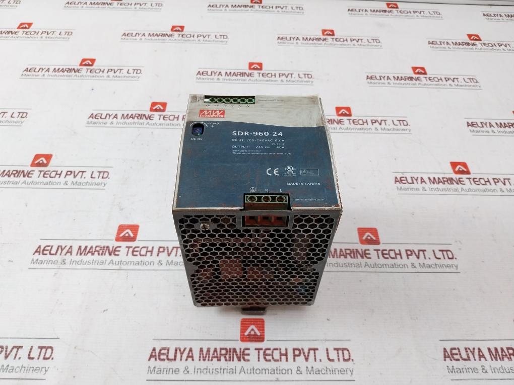 Mean Well Sdr-960-24 Ac-dc Industrial Din Rail Power Supply 50/60Hz 24V-40A