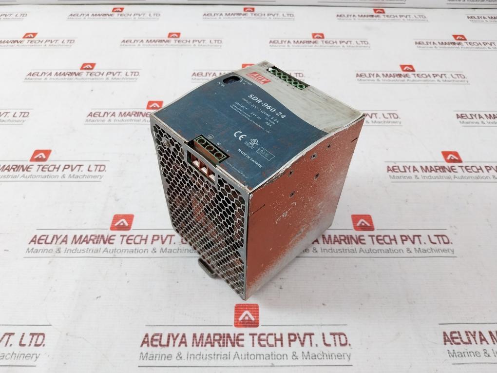 Mean Well Sdr-960-24 Ac-dc Industrial Din Rail Power Supply 50/60Hz 24V-40A