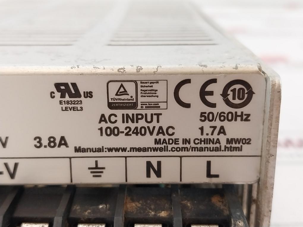 Mean Well Sp-100-27 Power Supply 100-240Vac 1.7A