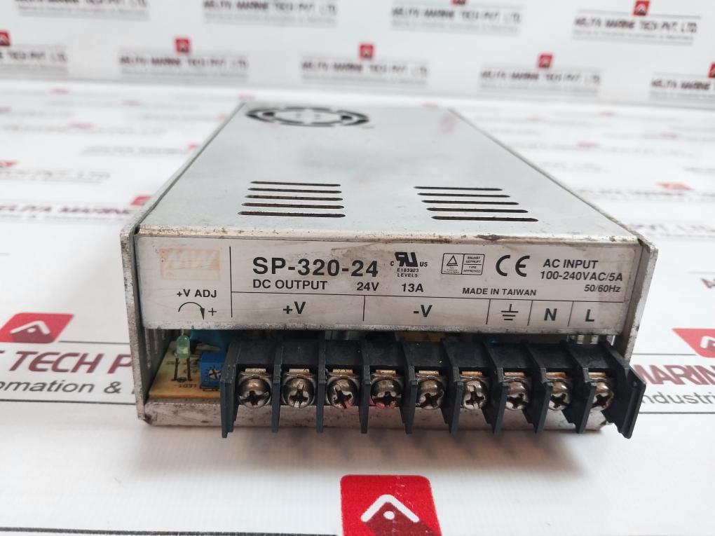 Mean Well Sp-320-24 Ac-dc Enclosed Switching Power Supply 100-240Vac/5A 50/60Hz