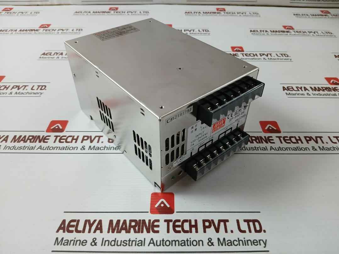Mean Well Sp-500-24 Ballast Console Power Supply Module Input 100-240Vac