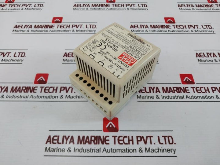 Mean Well&nbsp;Dr-4524 Power Supply Input: 100-240vac 50/60hz 1.5a Output: 24vdc 2a U