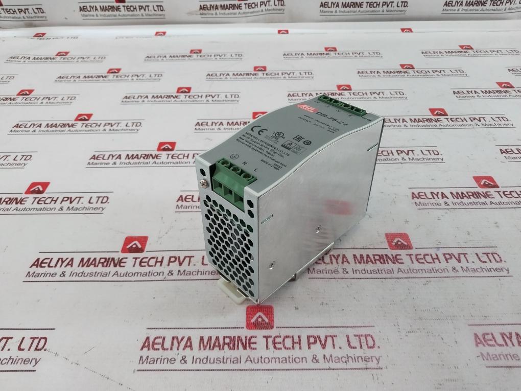 Mean Well Dr-75-24 Din Rail Power Supply 100-240Vac
