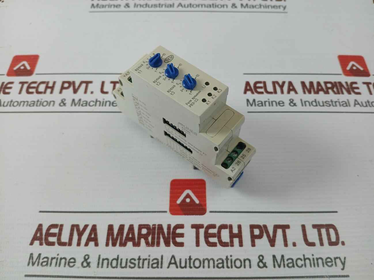 Meandr Pb3-22 Time Relay Ac1-3A 250V 50Hz A1-a2