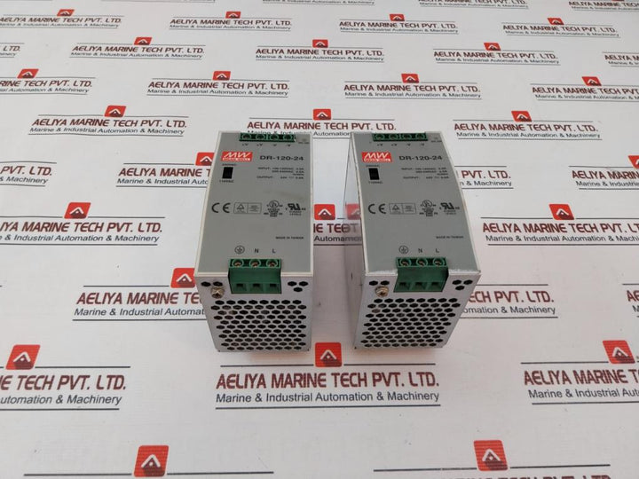 Meanwell Dr-120-24 Power Supply 100-120Vac 3.3A 50/60Hz