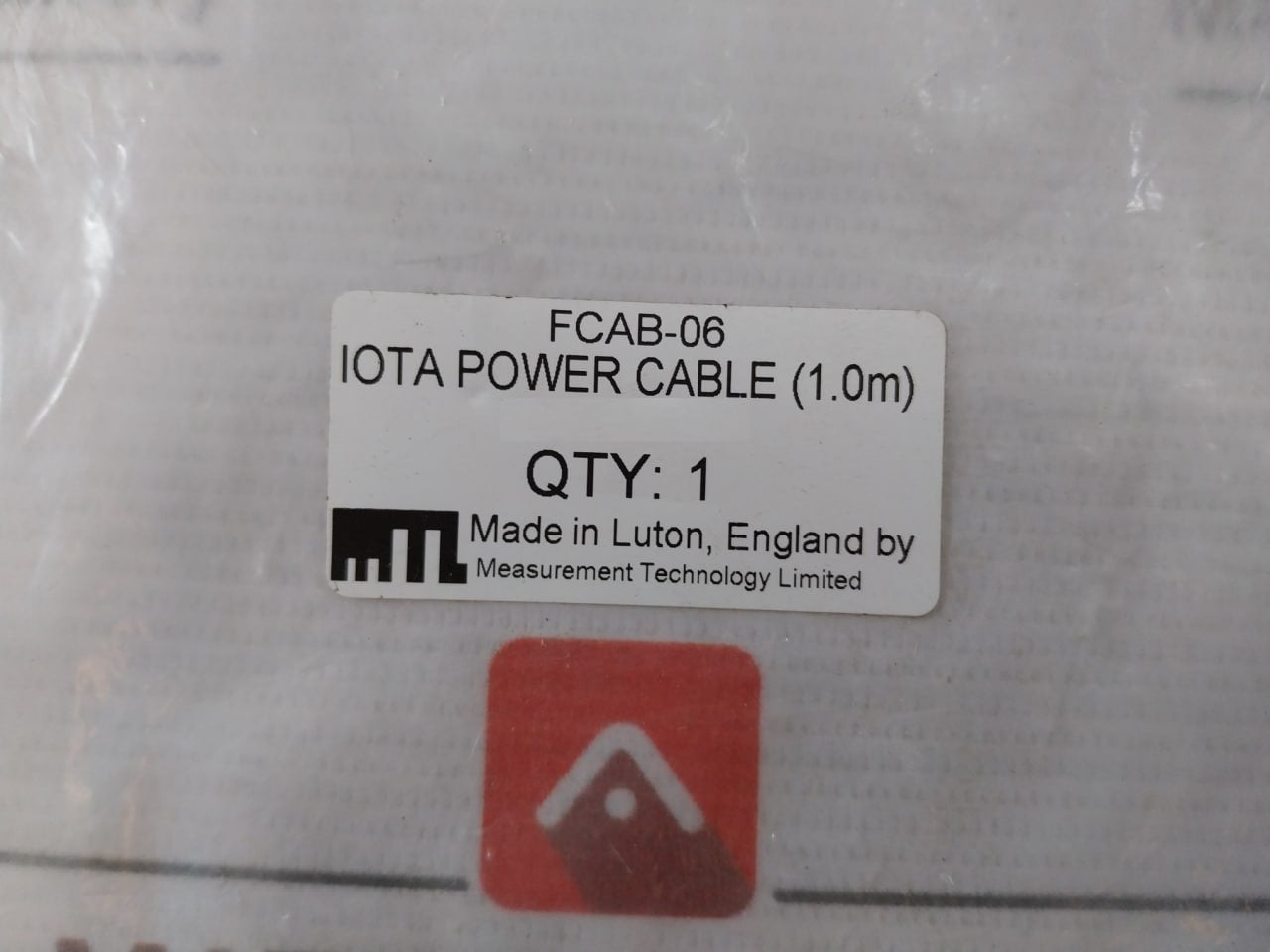 Measurement Technology Fcab-06 Iota Power Cable 1.0M For Cfim From Red Power