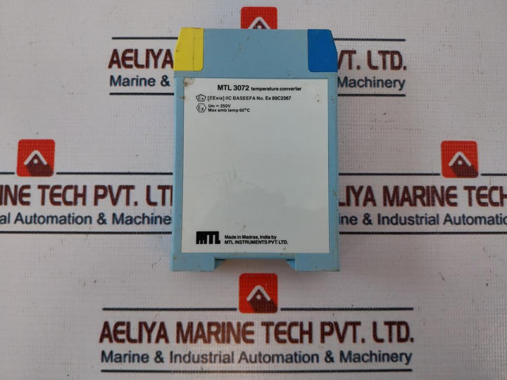 Measurement Technology MTL 3072 Temperature Converter Used