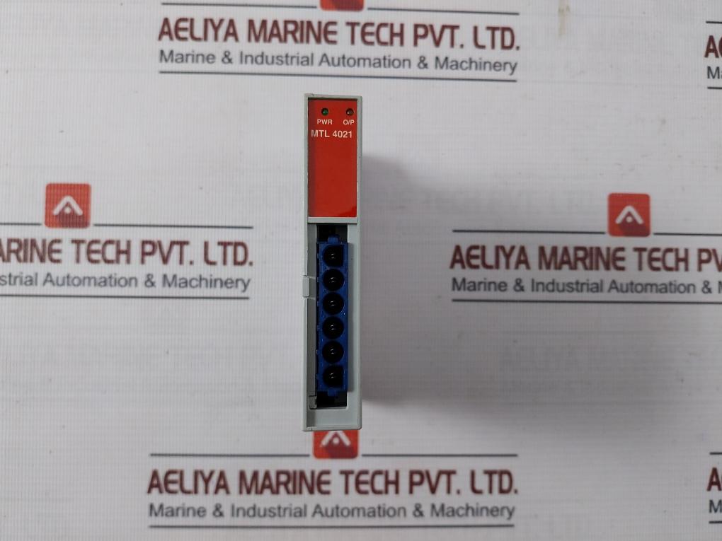 Measurement Technology Mtl 4021 Solenoid/Alarm Driver En50020 20–35 Vdc 70Ma