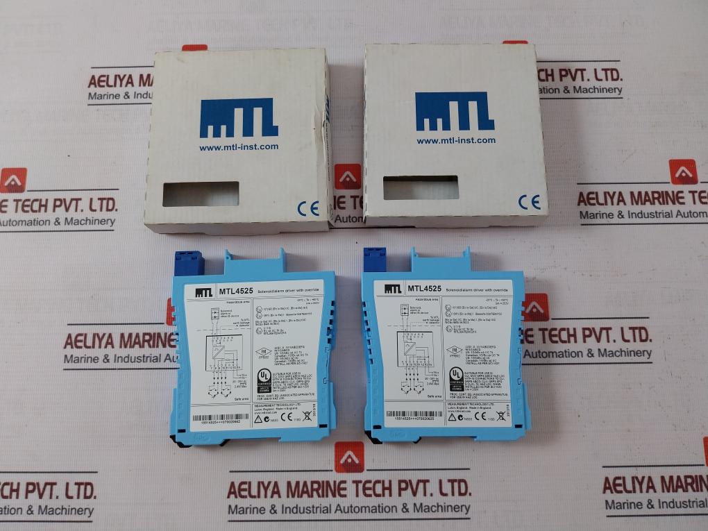 Measurement Technology Mtl4525 Solenoid/Alarm Driver With Override 20-35Vdc