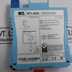Measurement Technology Mtl4546 Isolating Driver For Smart I/P Converter 4/20Ma