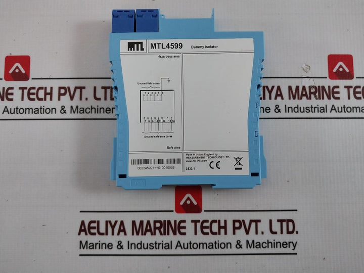 Measurement Technology Mtl4599 Dummy Isolator 3533/1