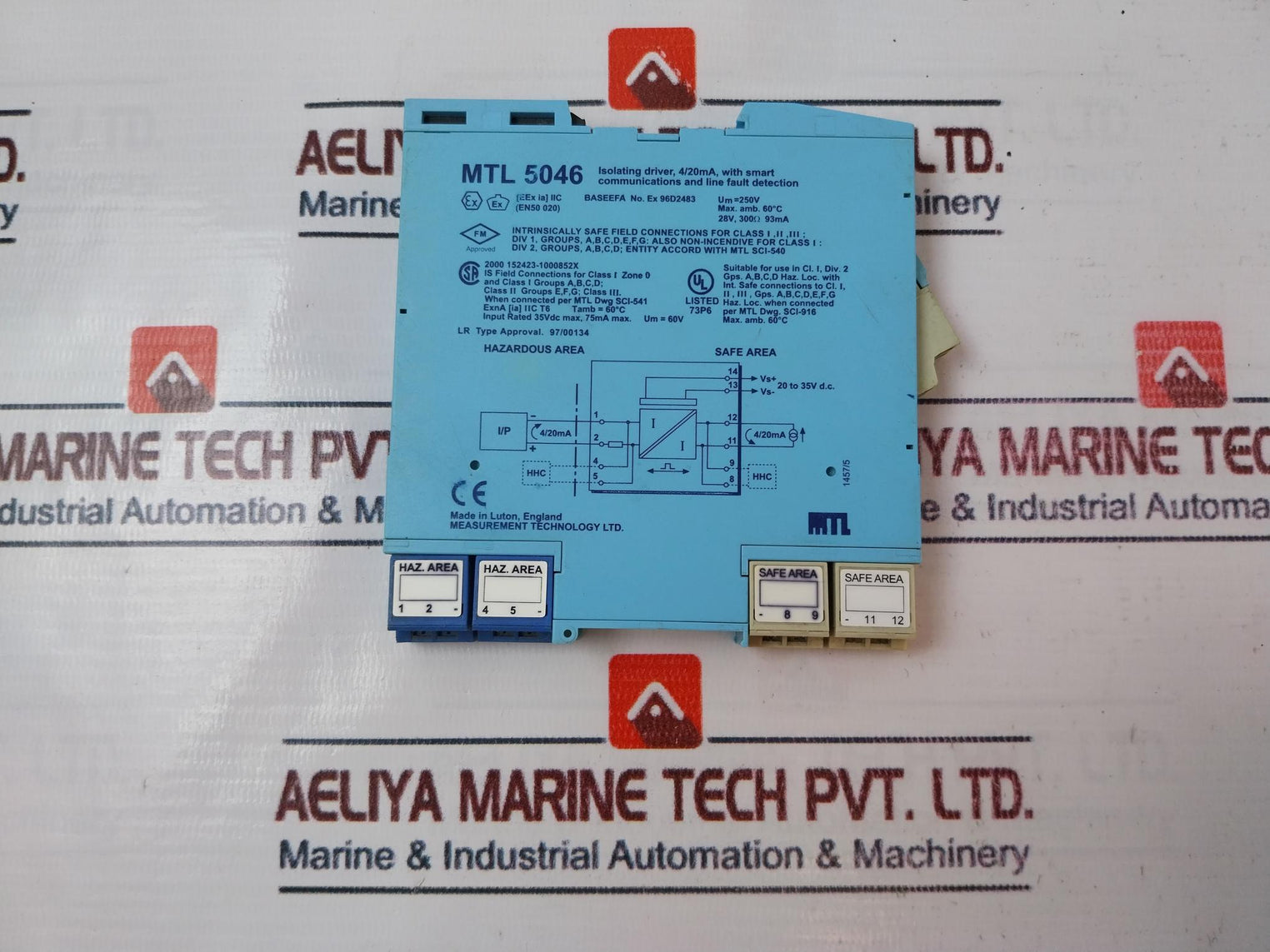 Measurement Technology Mtl5046 Isolating Driver 4/20Ma