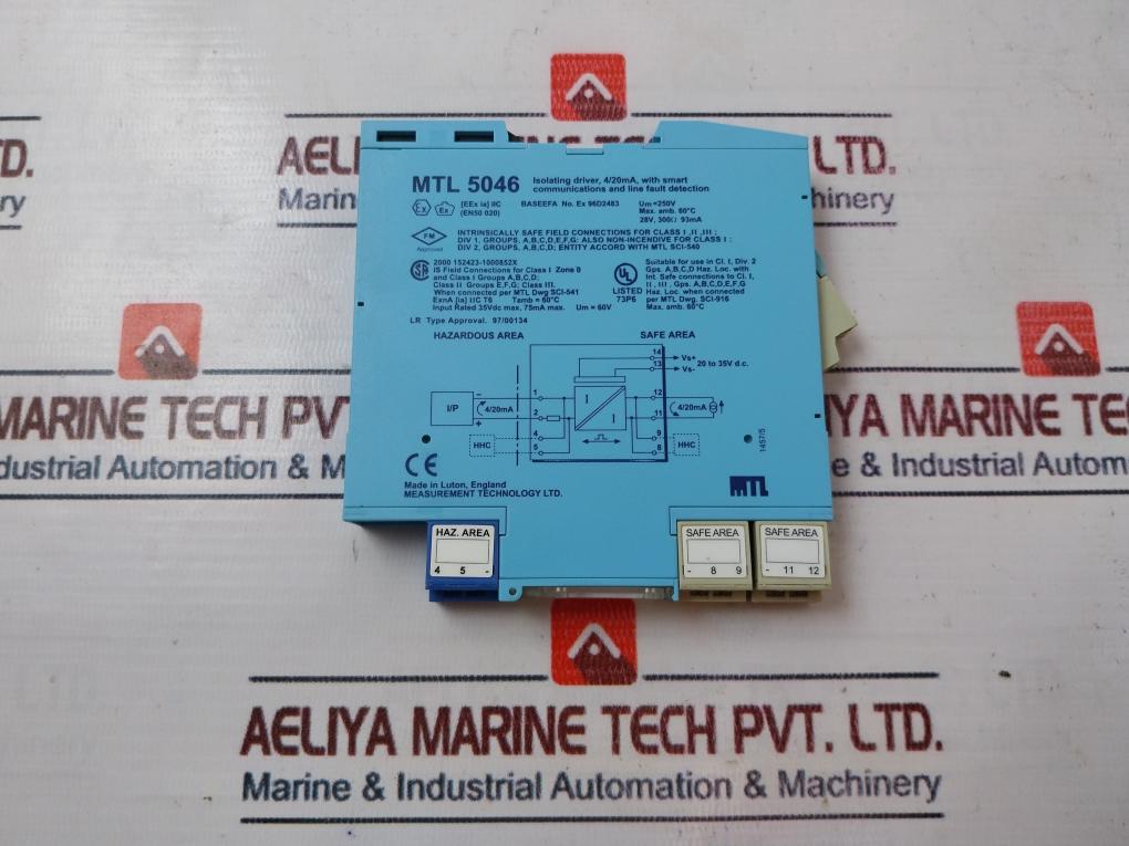 Measurement Technology Mtl5046 Isolating Driver