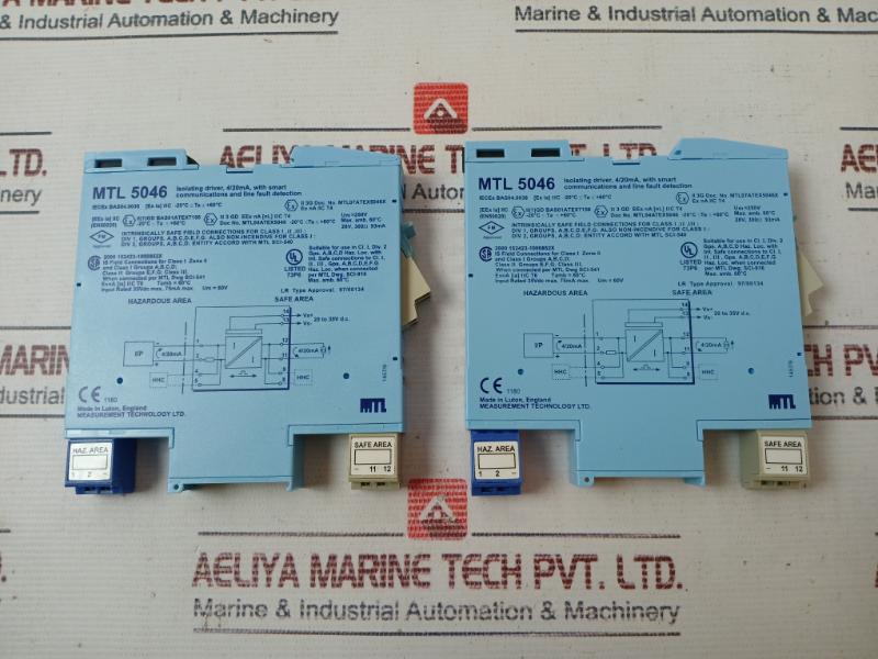 Measurement Technology Mtl 5046 Isolating Driver 250V 4/20Ma 300Ω