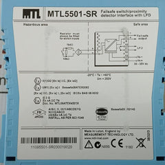 Measurement Technology Proximity Detector Interface 20-35V Dc Mtl5501-sr