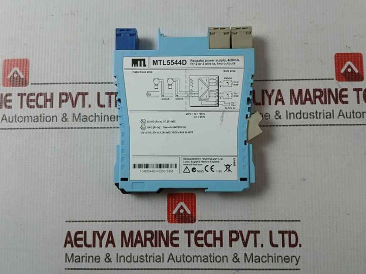 Measurement Technology Mtl5544d Repeater Power Supply 20-35v Dc