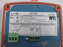 Measurement Technology Mtl662 Loop Powered Display 4-20Ma Indicator 30V