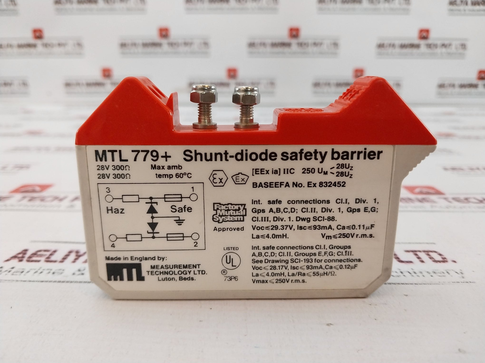 Measurement Technology Mtl 779+ Shunt-diode Safety Barrier 28.17V