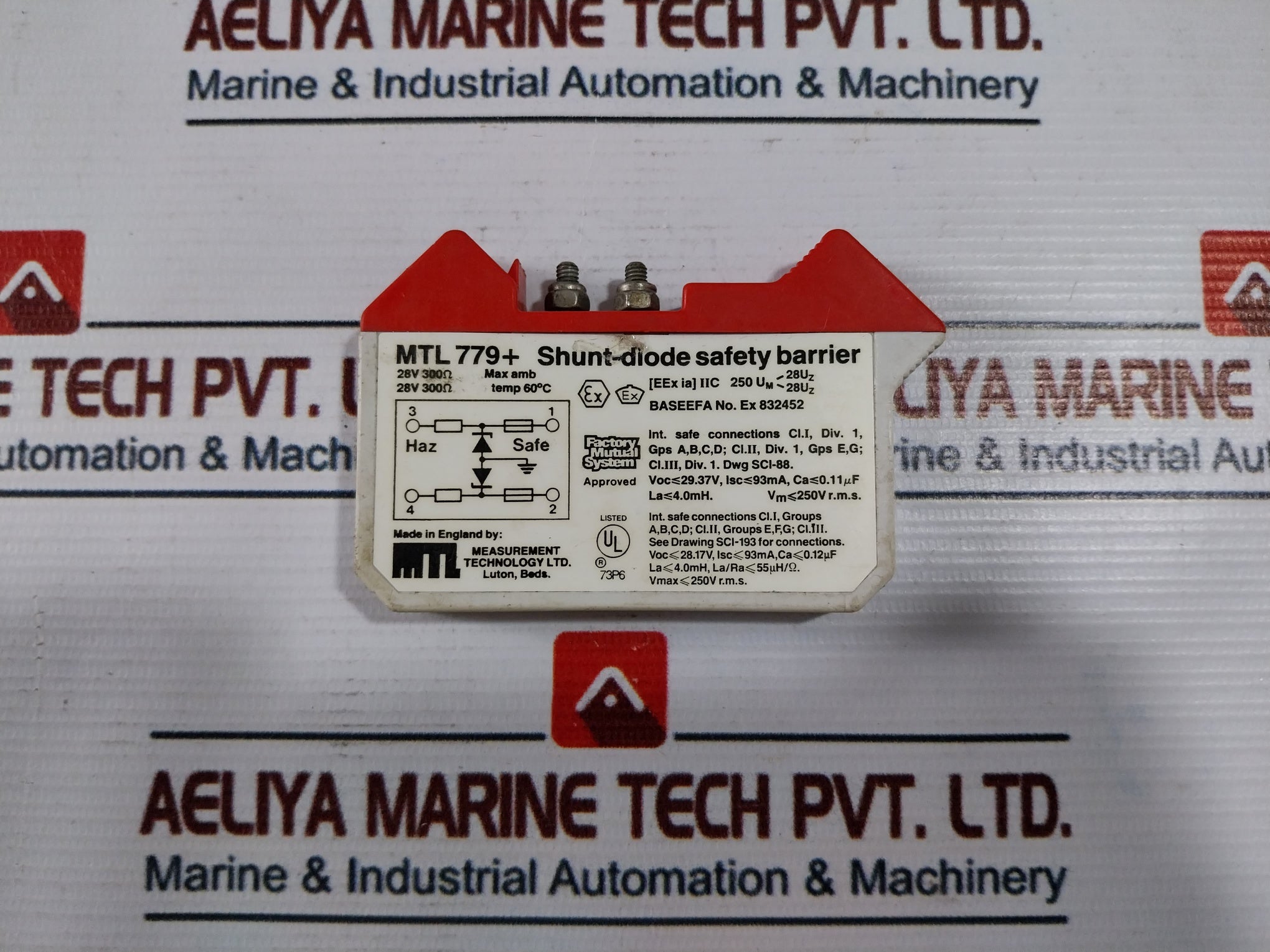 Measurement Technology Mtl 779+ Shunt-diode Safety Barrier 28V