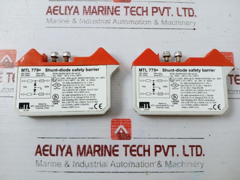 Measurement Technology Mtl 779+ Shunt-diode Safety Barrier 28v 300ohm