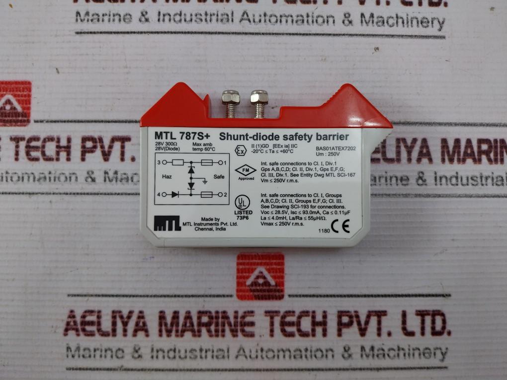 Measurement Technology Mtl 787S+ Shunt-diode Safety Barrier