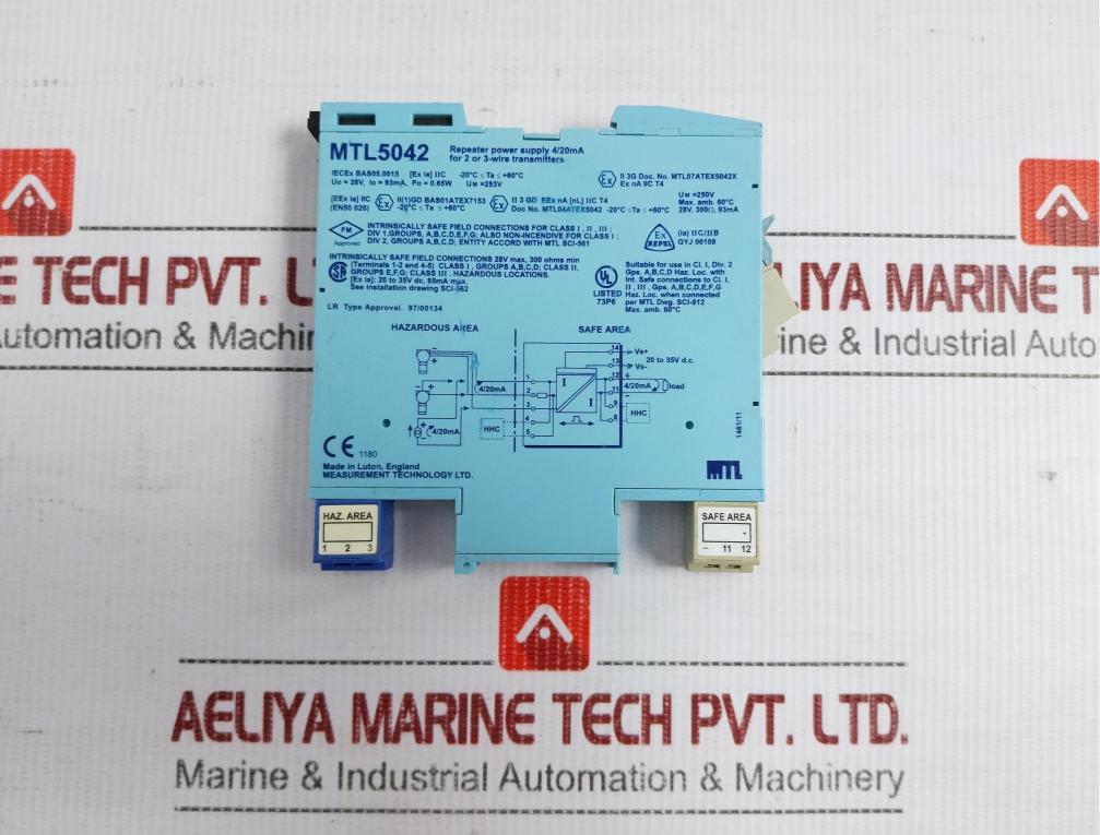 Measurement Technology Repeater Power Supply 20–35 Vdc Mtl5042