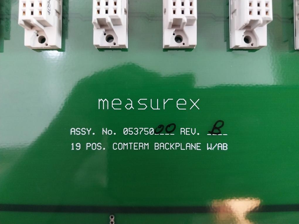 Measurex 05375000 Comterm Backplane Rev B Pcb Circuit Board