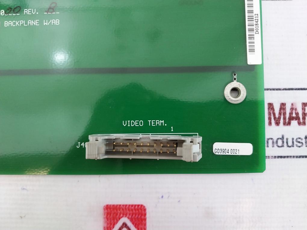 Measurex 05375000 Comterm Backplane Rev B Pcb Circuit Board