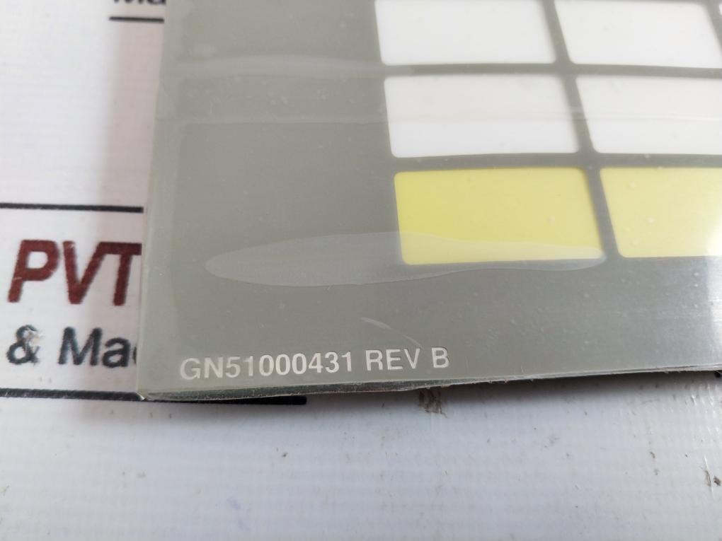 Measurex 8612900 Standard Matrix 80 Button Membrane Keypad 04406400 Rev.A