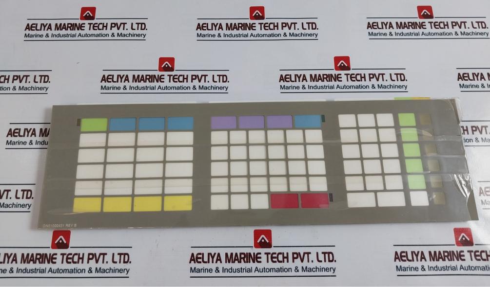 Measurex 8612900 Standard Matrix 80 Button Membrane Keypad 04406400 Rev.A