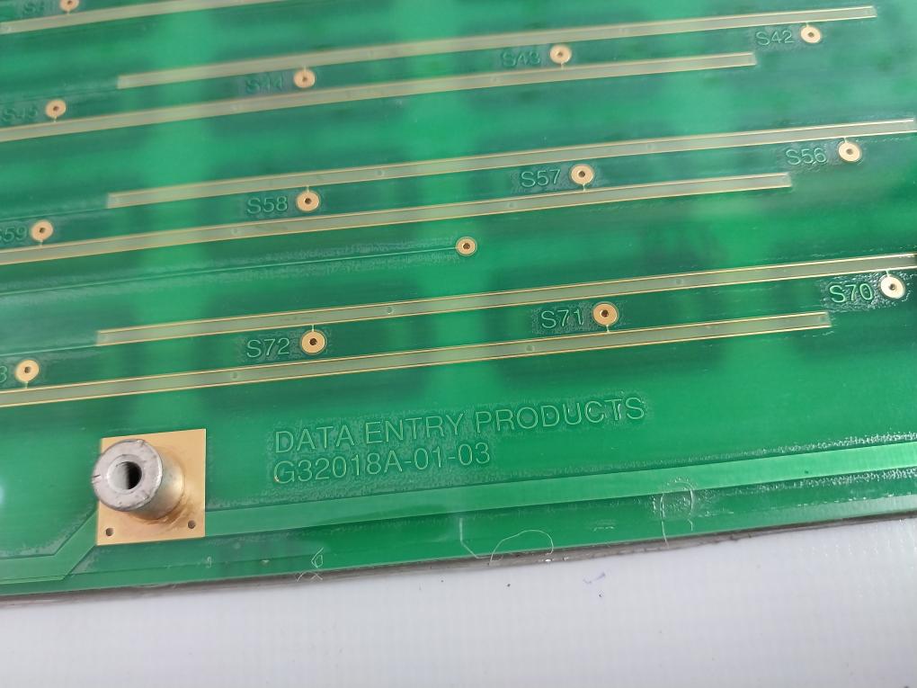 Measurex 8612900 Standard Matrix 80 Button Membrane Keypad 04406400 Rev.A