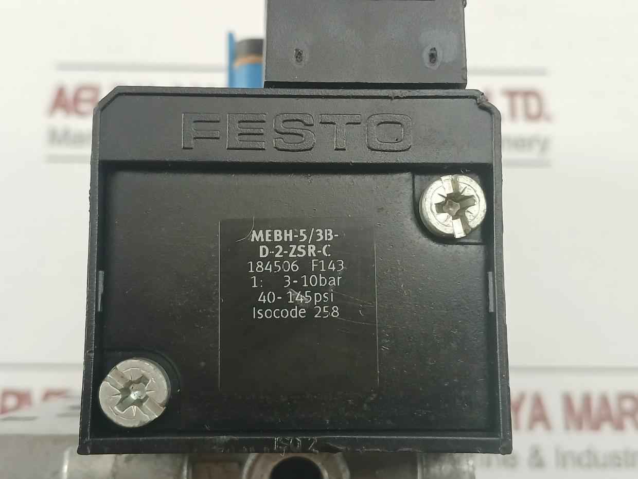 Mebh-5/3B-d-2-zsr-c Festo Solenoid Valve 40-145Psi/3-10Bar