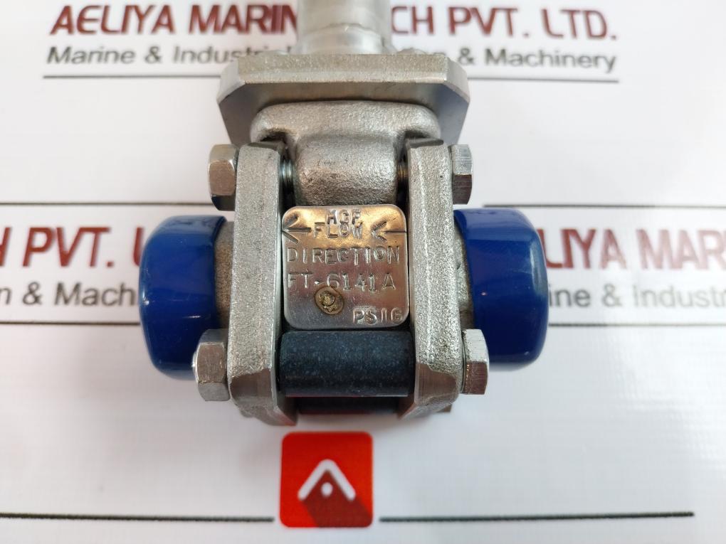 Mecafrance Ft-6141A Stainless Steel Ball Valve 1500 Psig Slt66Kti 1/2” Npt