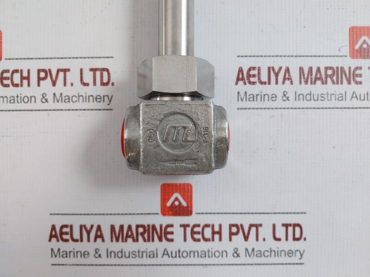 M024Hpug1N1 Estop.Grafoil Needle Valve Conex.1/2 Npt Mecesa