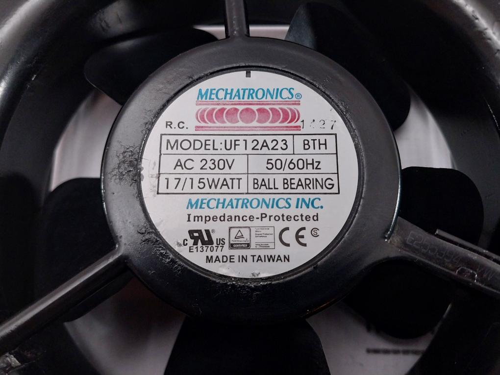Mechatronics Uf12A23 Bth Cooling Fan 230Vac 50/60Hz
