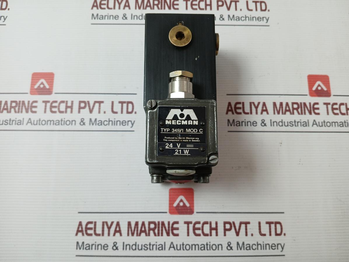 Mecman 348/1 Pneumatic Solenoid Valve Mod C 24V 21W