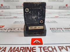 Mecman 563-201 000-1 Air Pilot Valve 563-441 000-1 Used