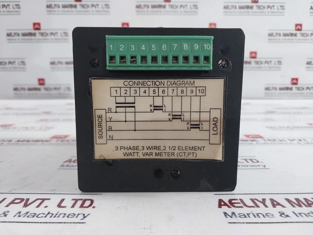 Meco-g 400/5a Watt/var Meter | 3 Phase, 3 Wire, 2½ Element