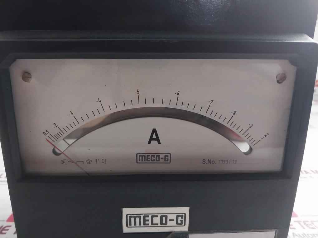 Meco-g Analog Ammeter 0.1-1/2A