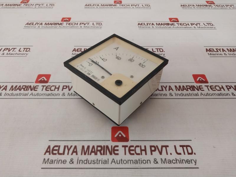 Meco-v S96 Ac Moving Iron Din Panel Ammeter 0-100A 100/5 16922